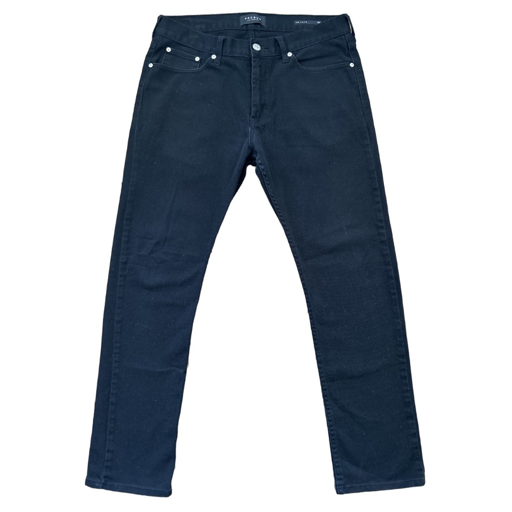 PacSun Men’s Black Casual Slim Straight Denim Jeans Sz 33x32